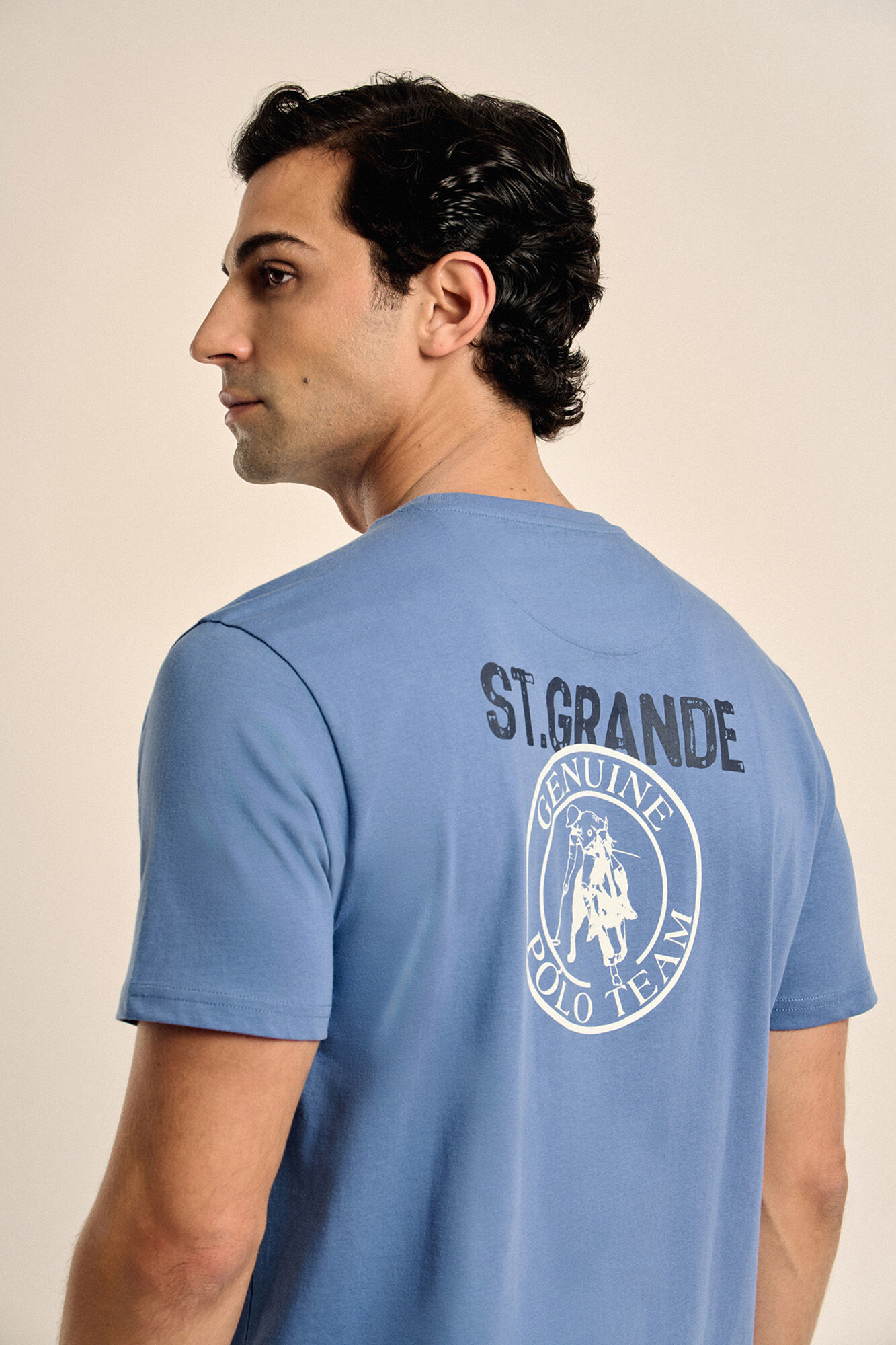 Valecuatro Camiseta de St. grande Azul