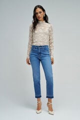 Salsa Jeans Jeans faith push up cropped slim Azul