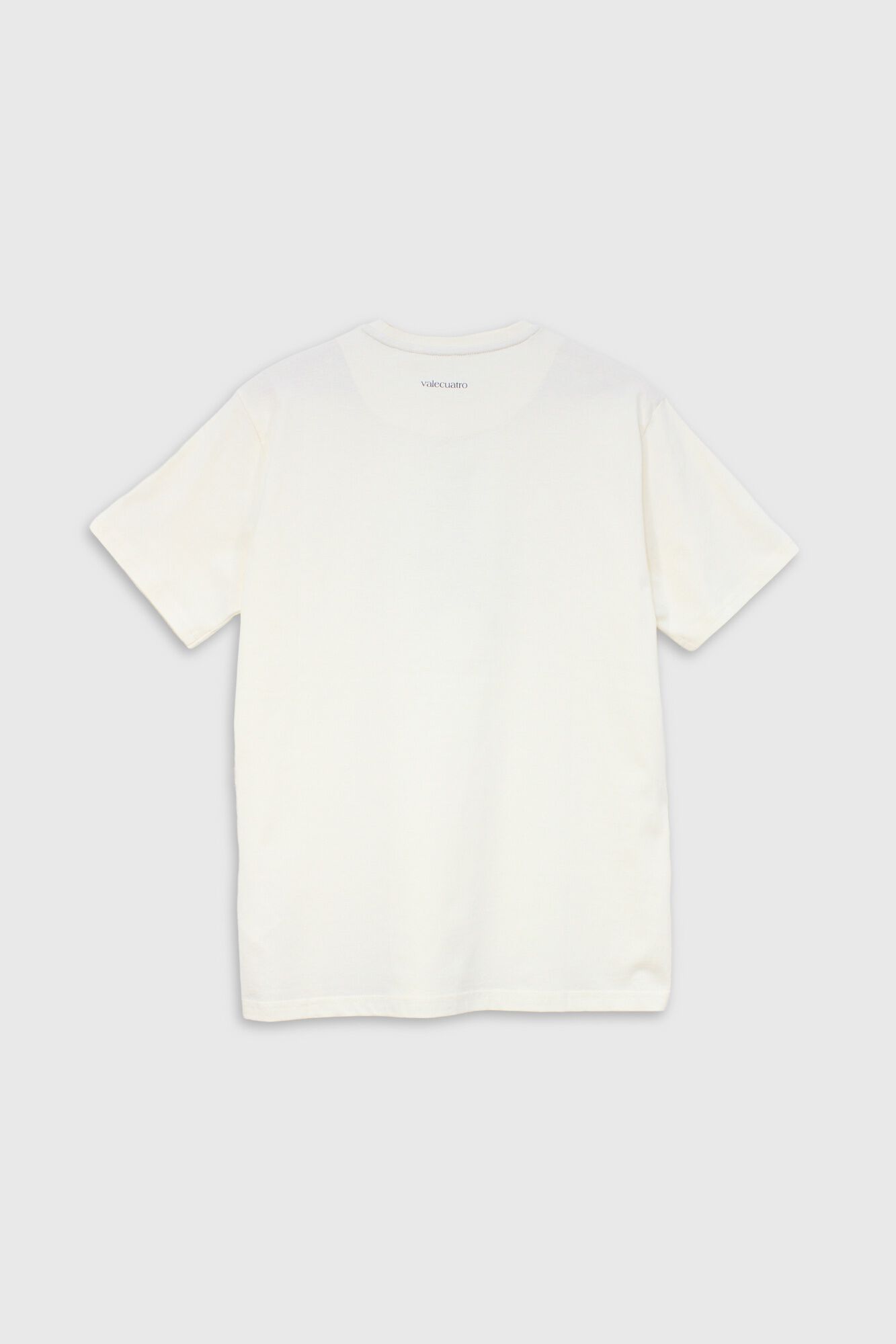 Valecuatro T-shirt logo Ecru