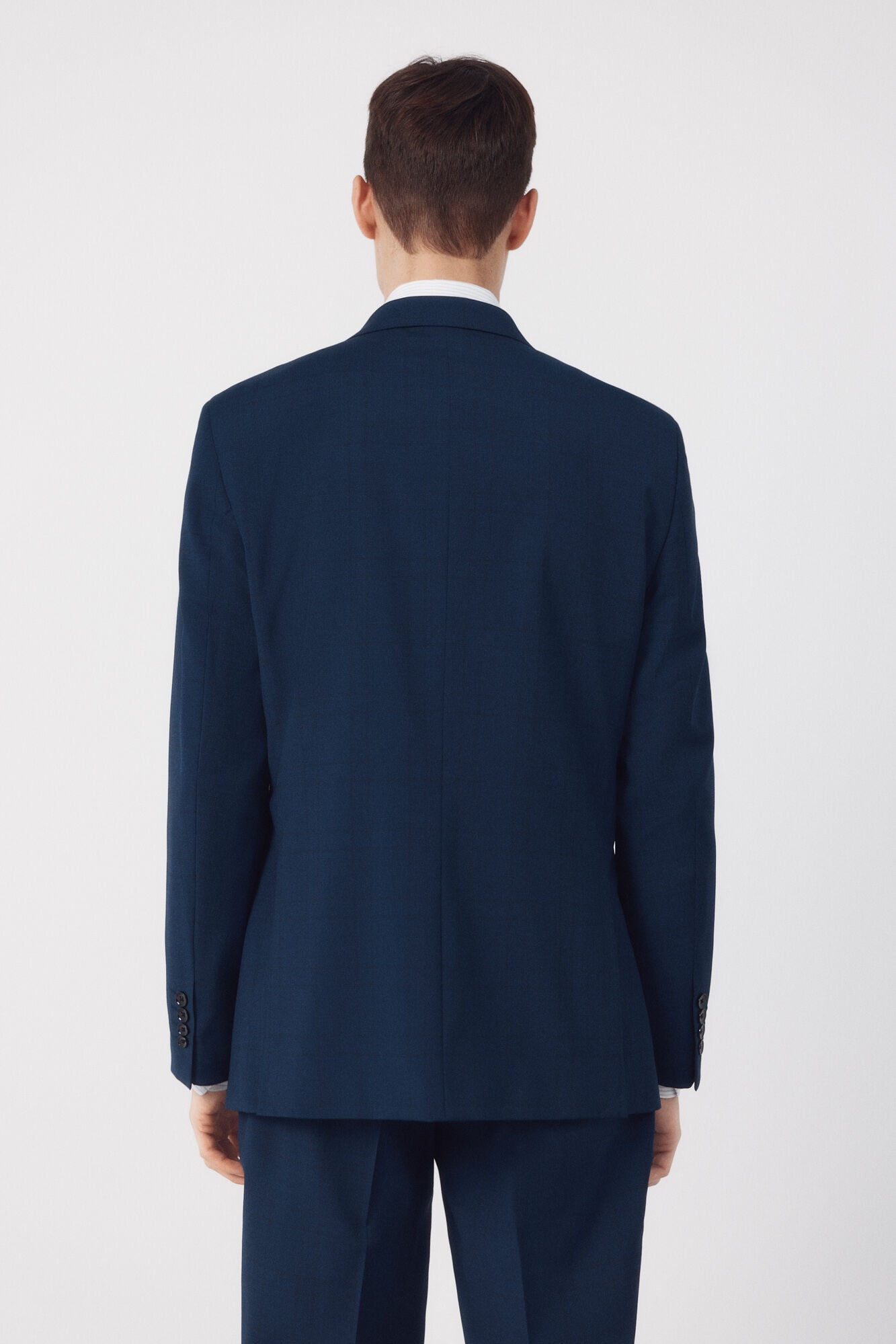 Cortefiel Blue checked dynamic blazer Blue