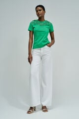 Salsa Jeans T-shirt com estampado floral Verde