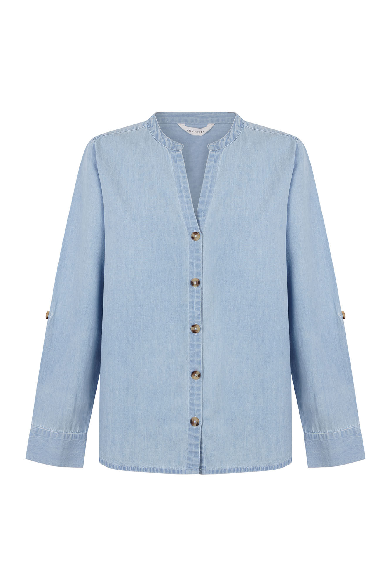 Cortefiel Camisa mao Azul