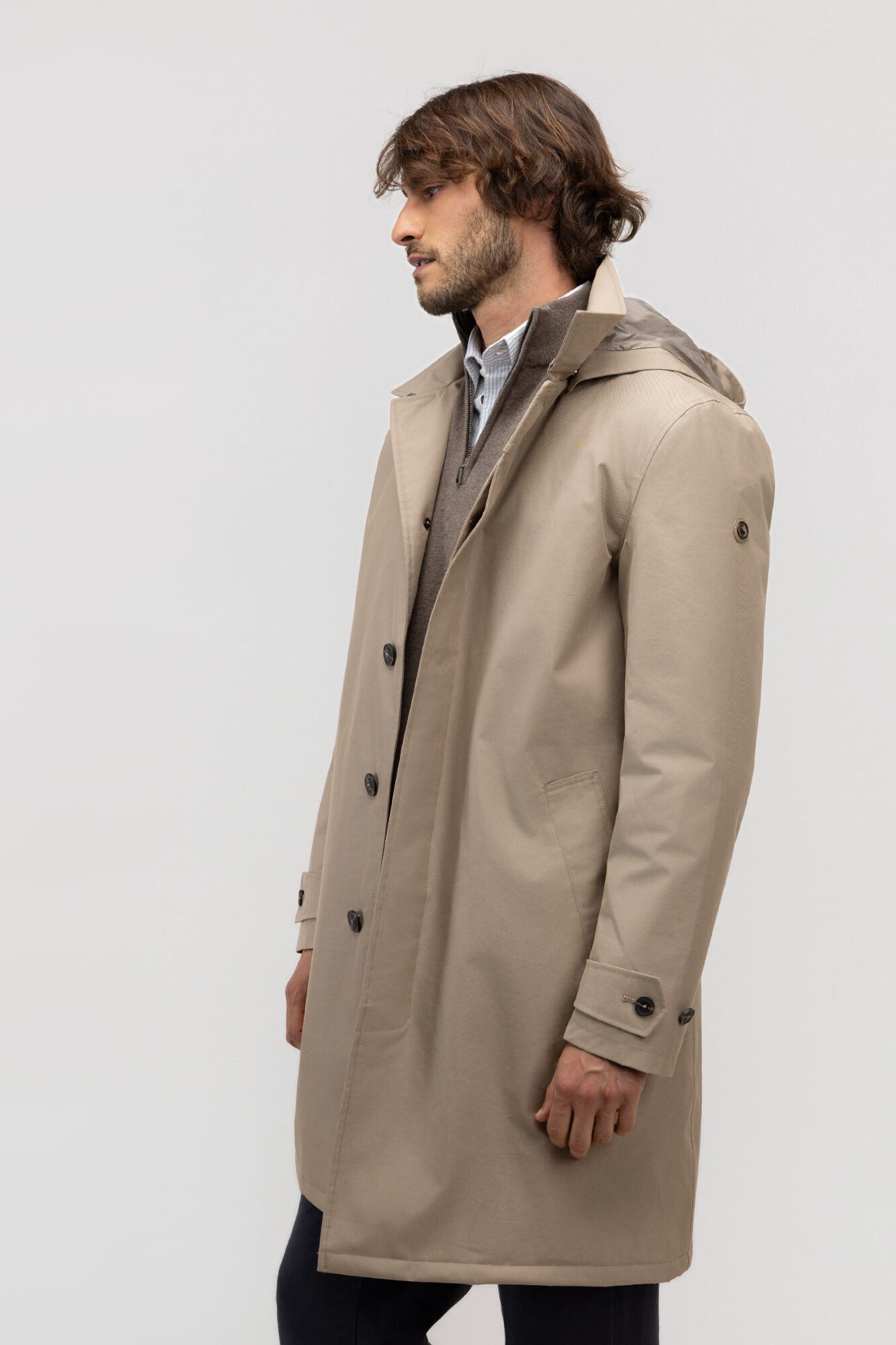 El Ganso Puffer trench Beige
