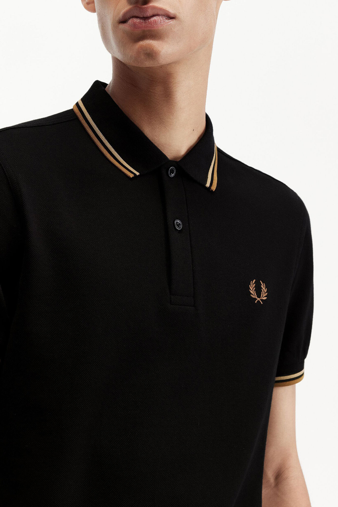 Fred Perry Short-sleeved polo shirt Black