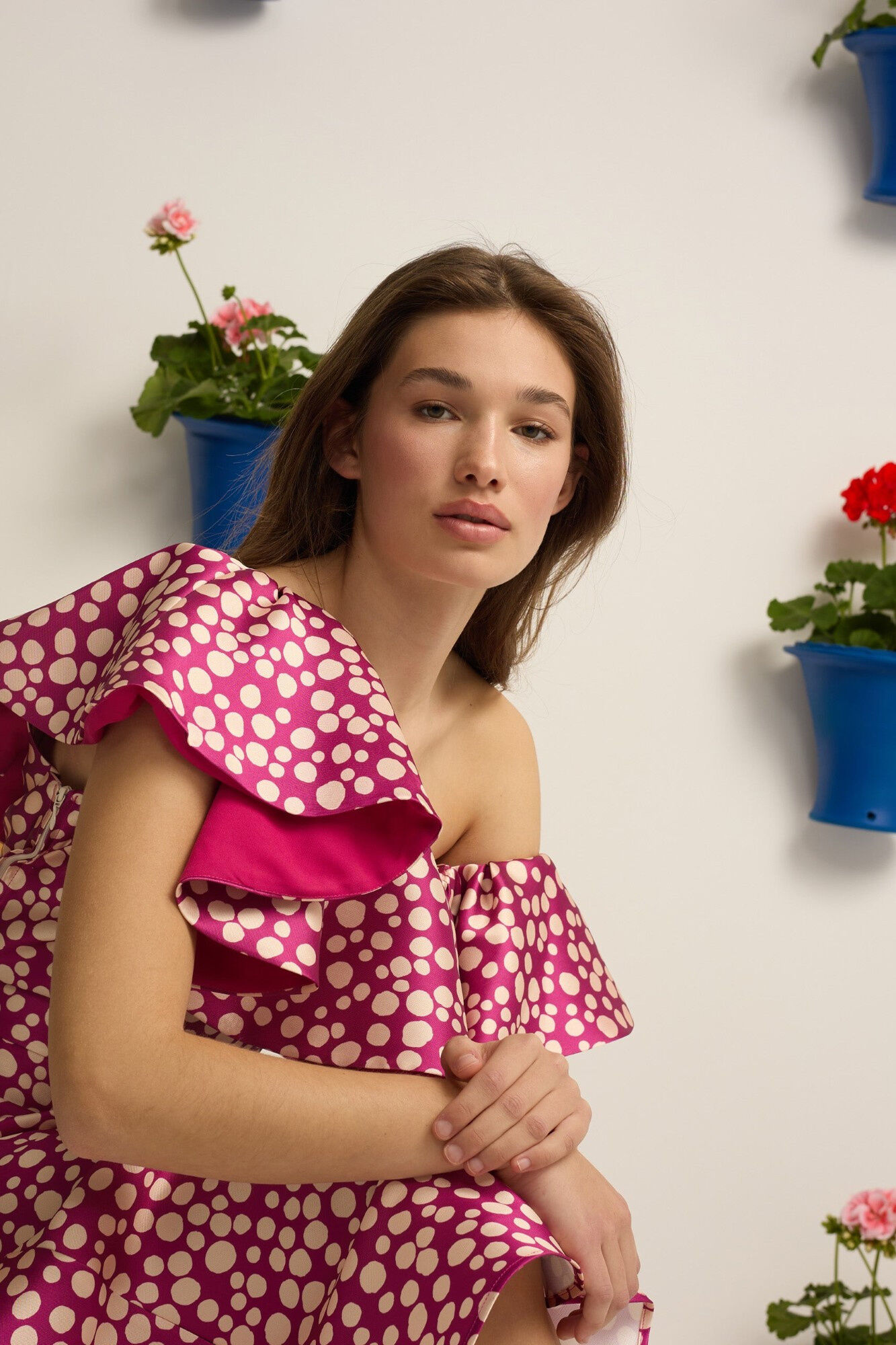 Silbon Top Event Collection estampado Roxo