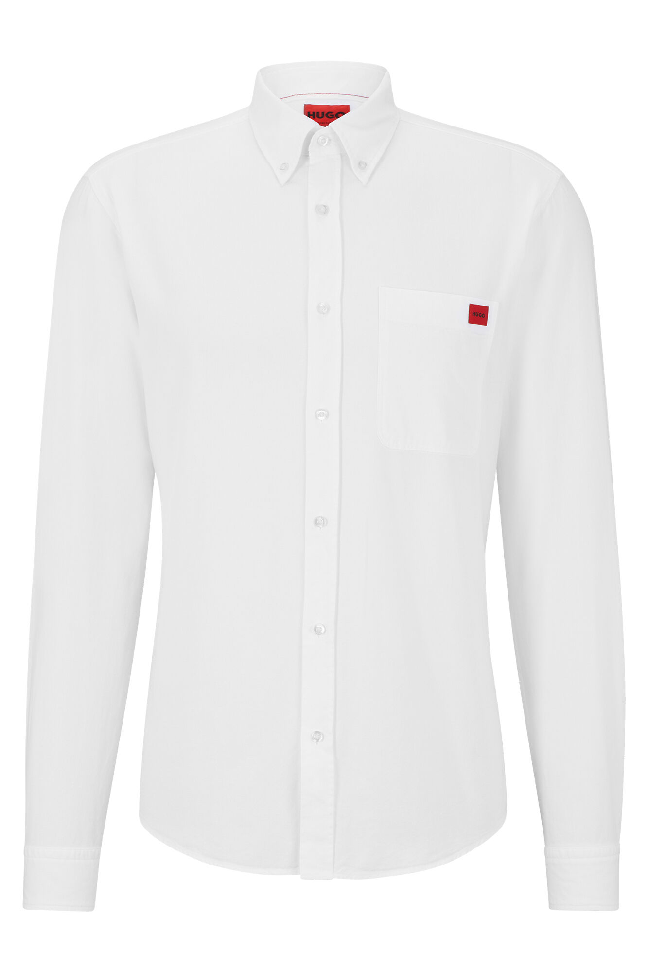 HUGO Camisa de manga comprida Branco
