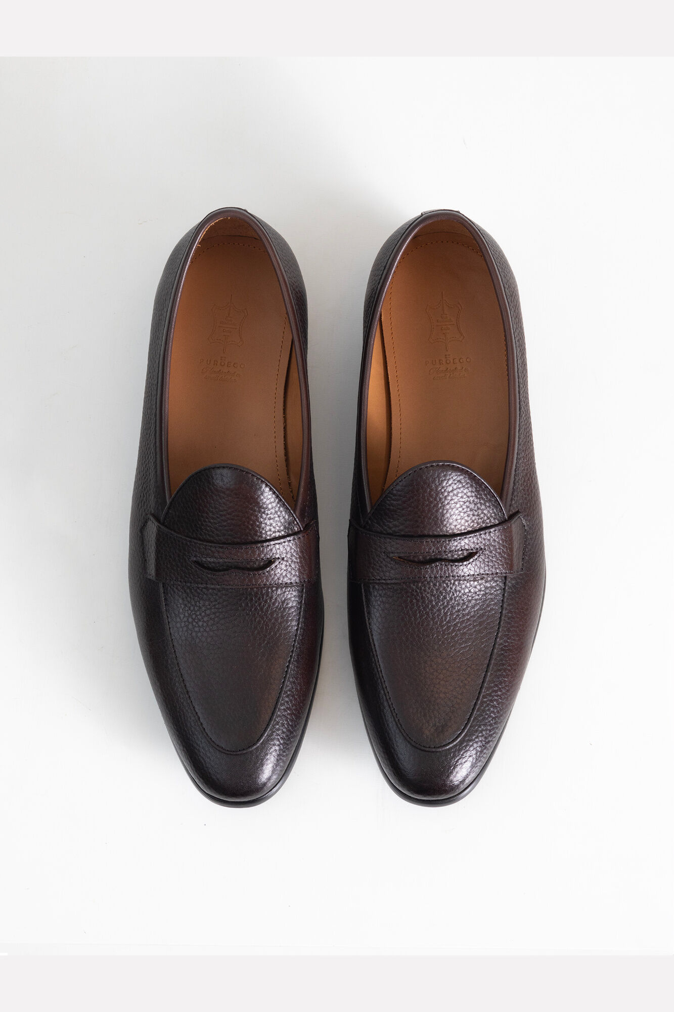 PuroEGO Mocassim em pele grain antifaz Granada