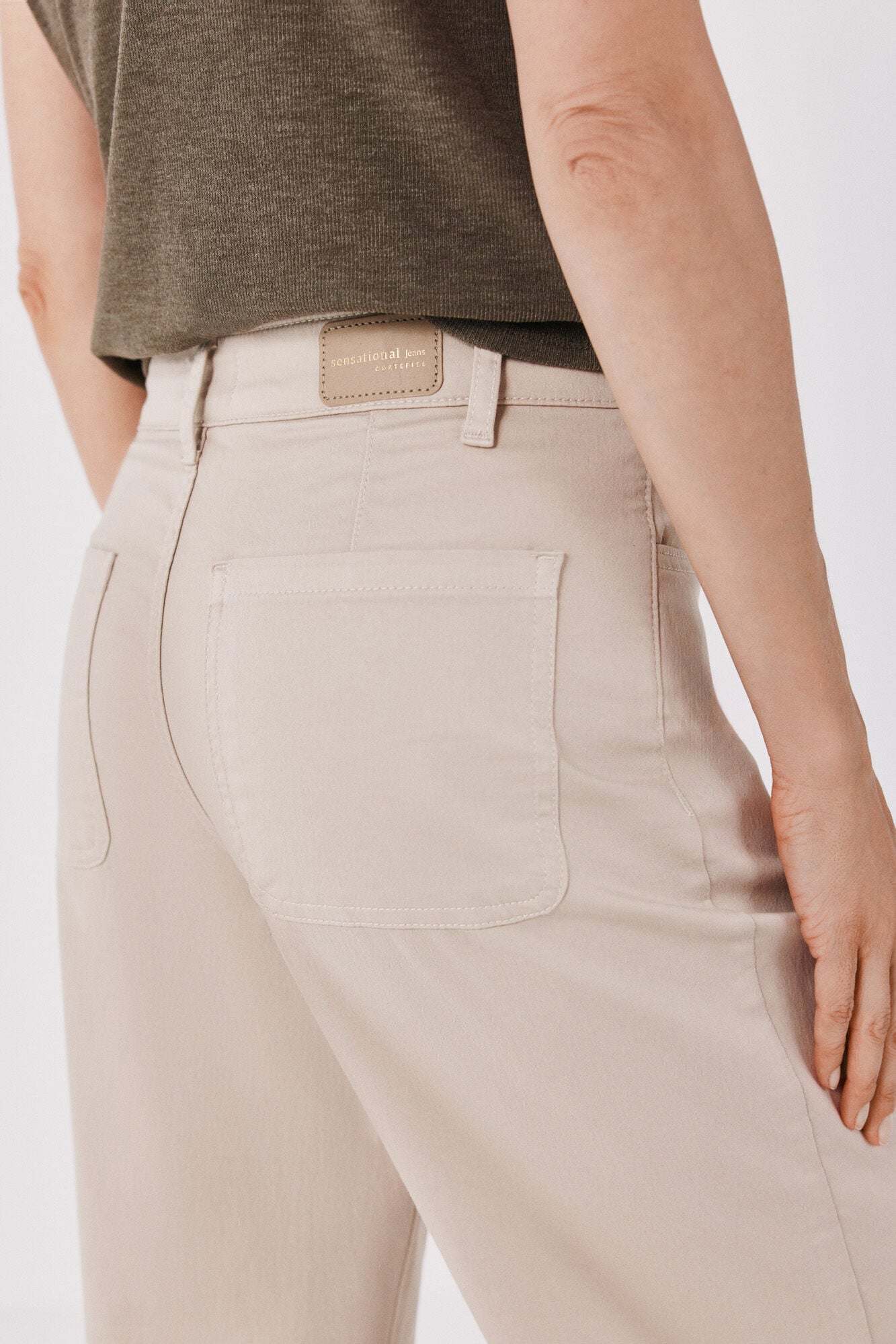 Cortefiel Jeans Sensational Marine Castanho