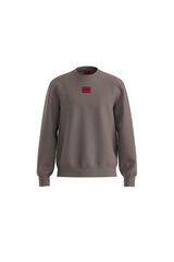 HUGO Sweatshirt gola redonda Castanho