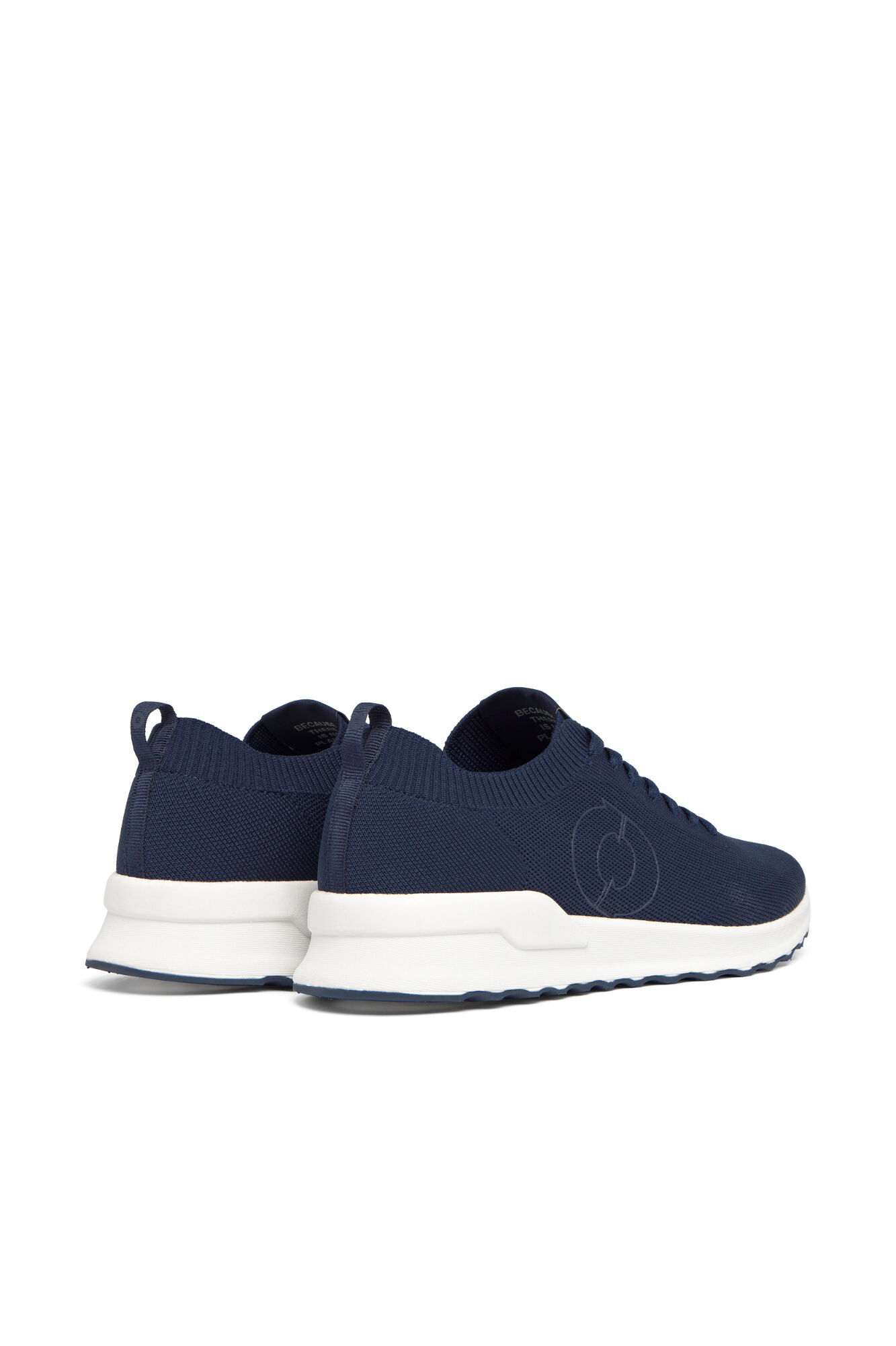 Ecoalf Chinelos de quarto em malha Conde Knit Azul