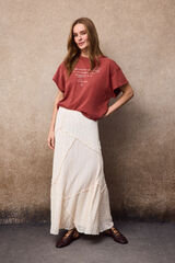 Slowlove T-shirt estampada Laranja
