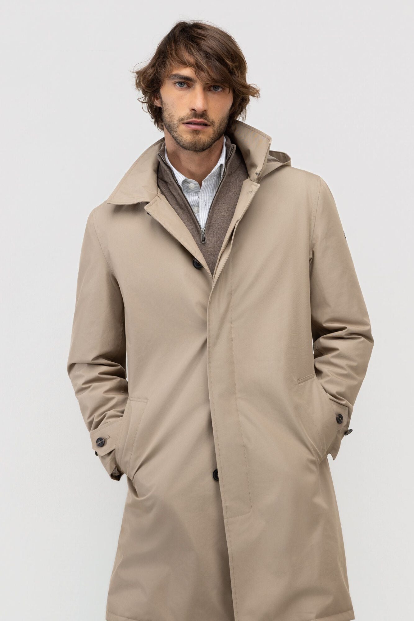 El Ganso Puffer trench Beige
