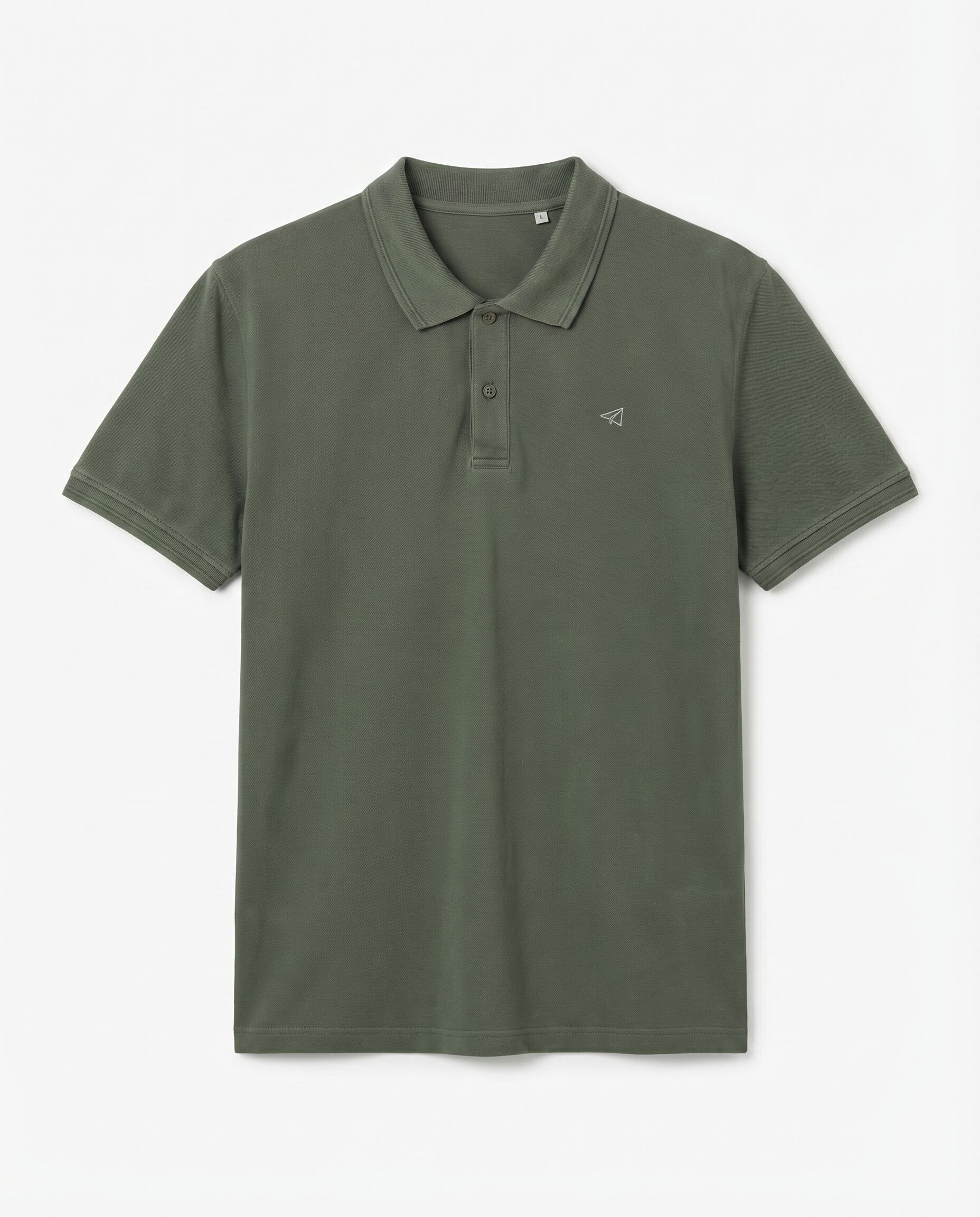 OOTO Piqu&eacute; basic polo shirt Kaki