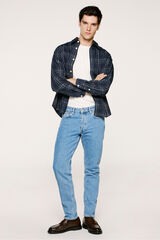 Selected Cal&ccedil;a cal&ccedil;a Slim Fit  Azul