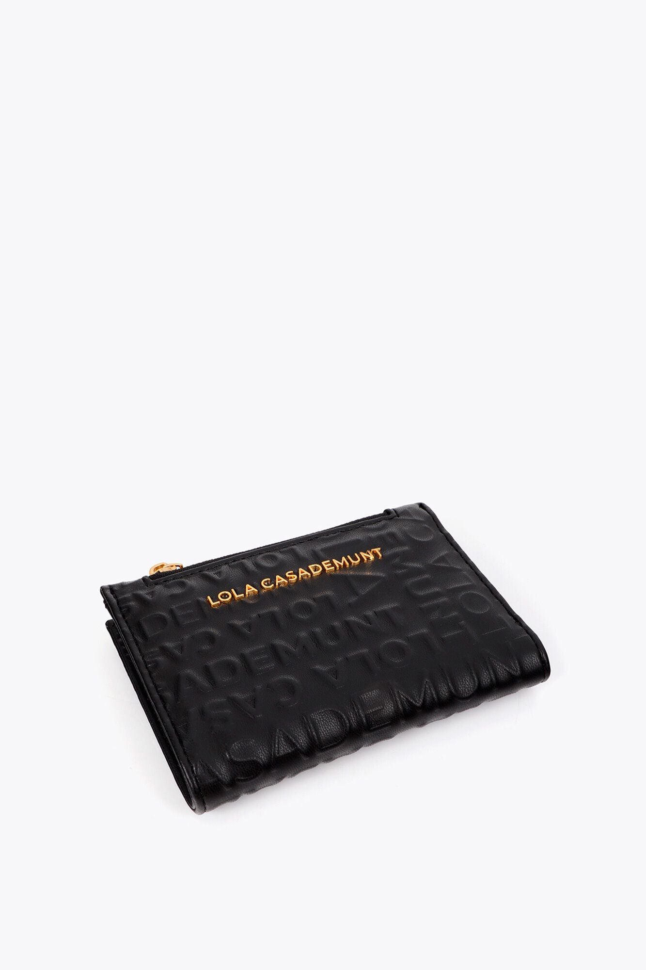 Lola Casademunt Carteira b&aacute;sica monograma Preto