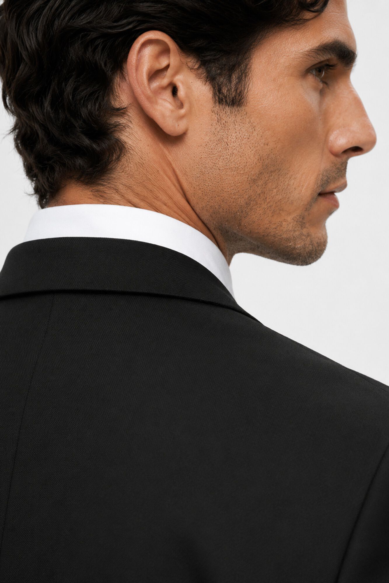 Selected Blazer de fato Slim Fit confecionado com materiais reciclados. Preto