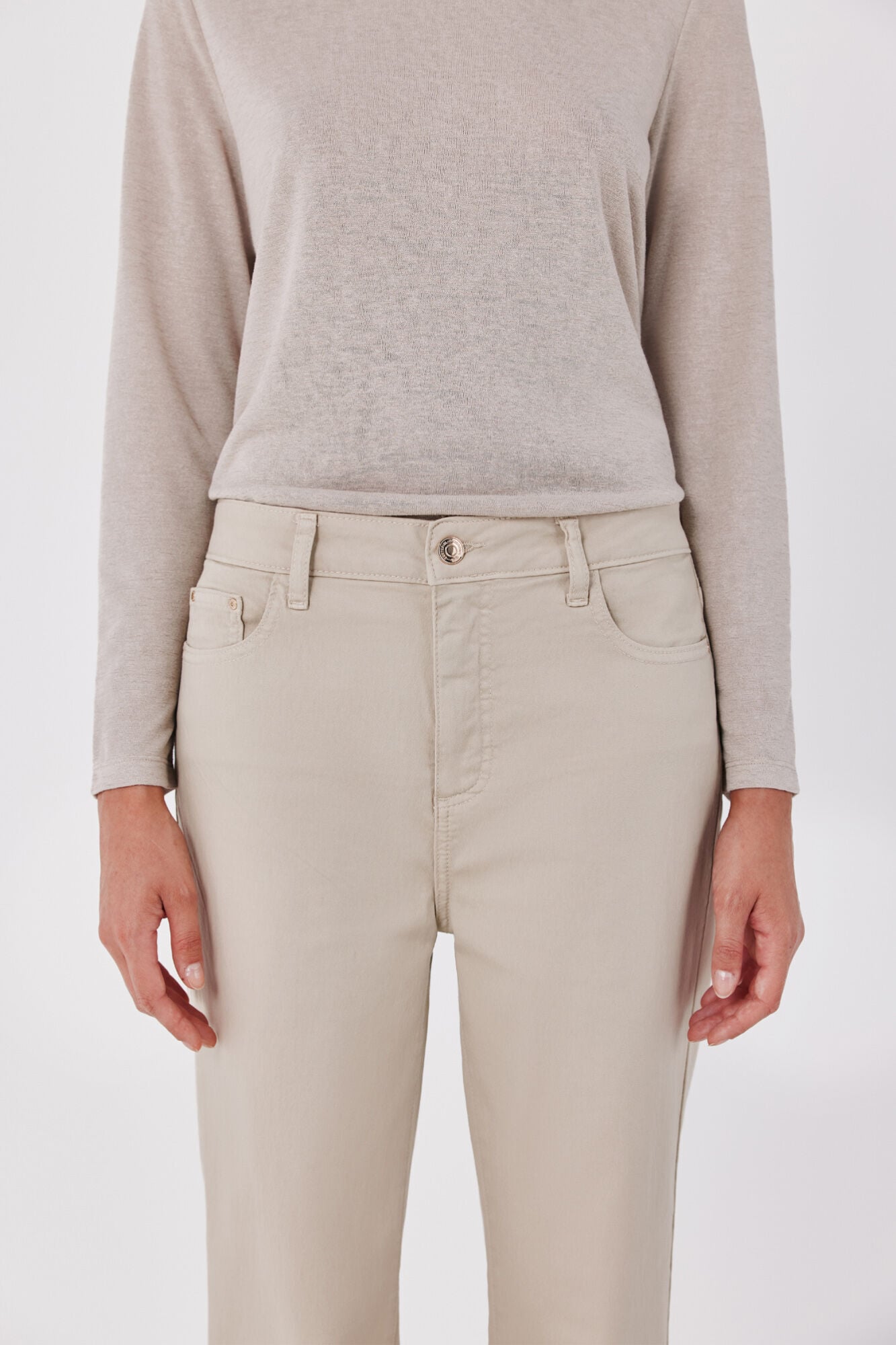 Cortefiel Jeans Sensational Recto Marfil
