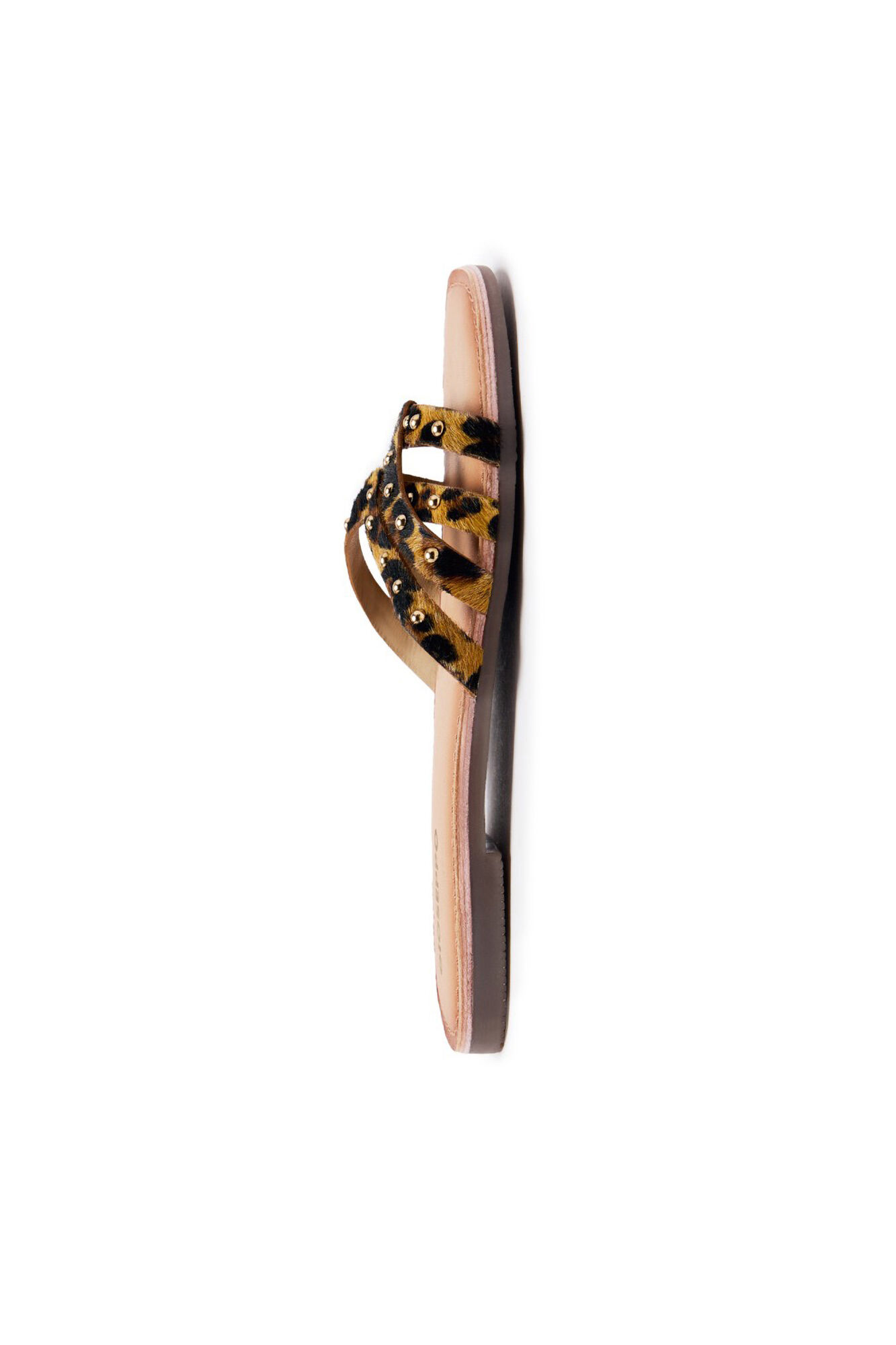 Gioseppo Leather animal print sandals Multicolour