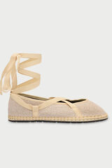Flabelus Slipper de lino Tostado