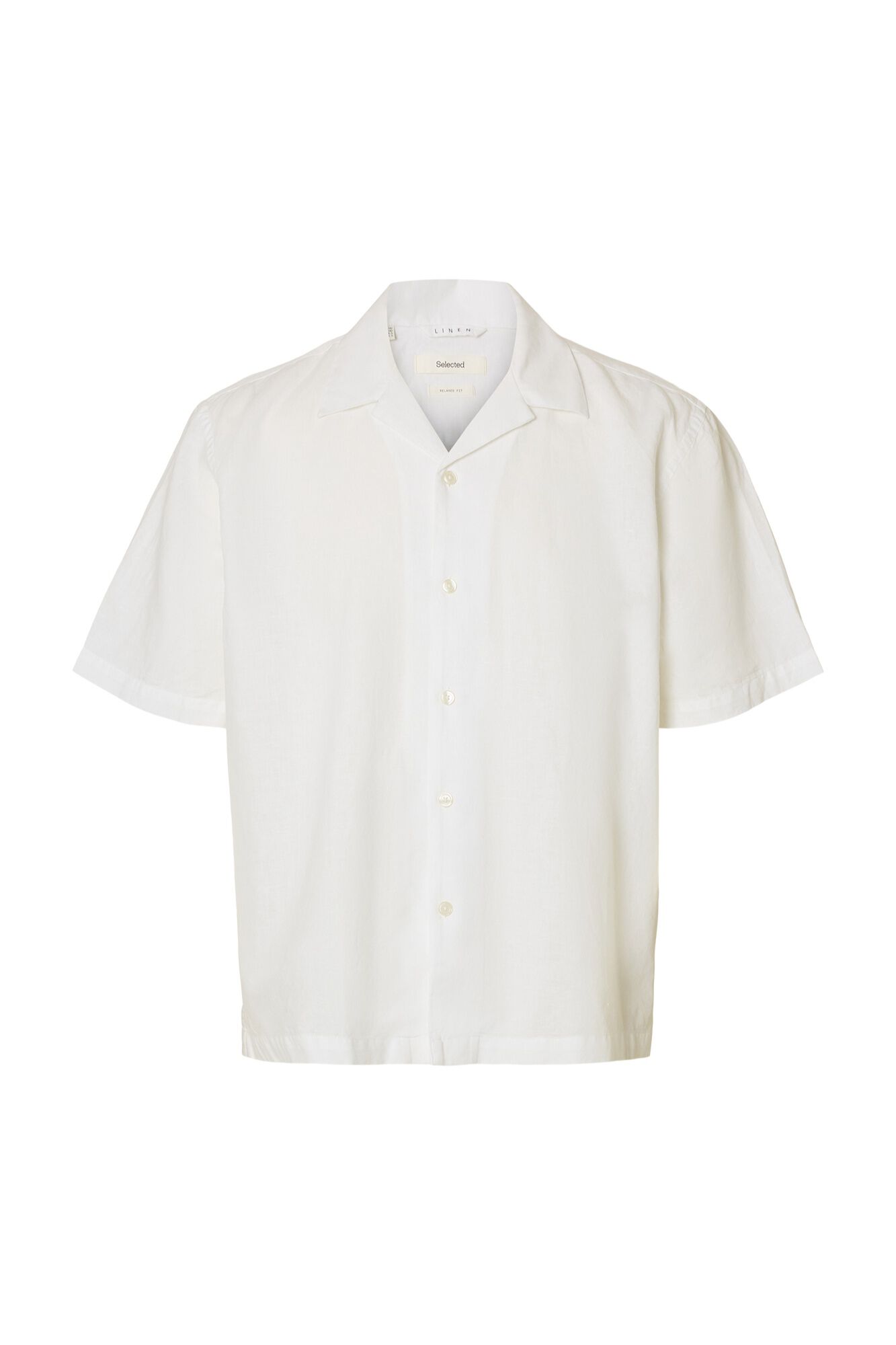 Selected Camisa de manga curta Branco