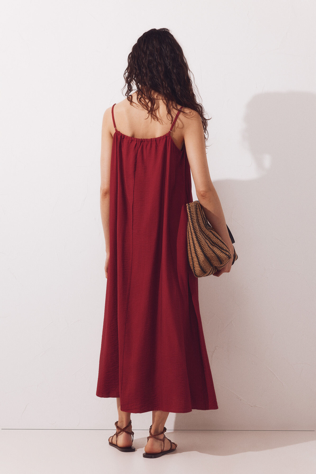 Cortefiel Fluid dress Red