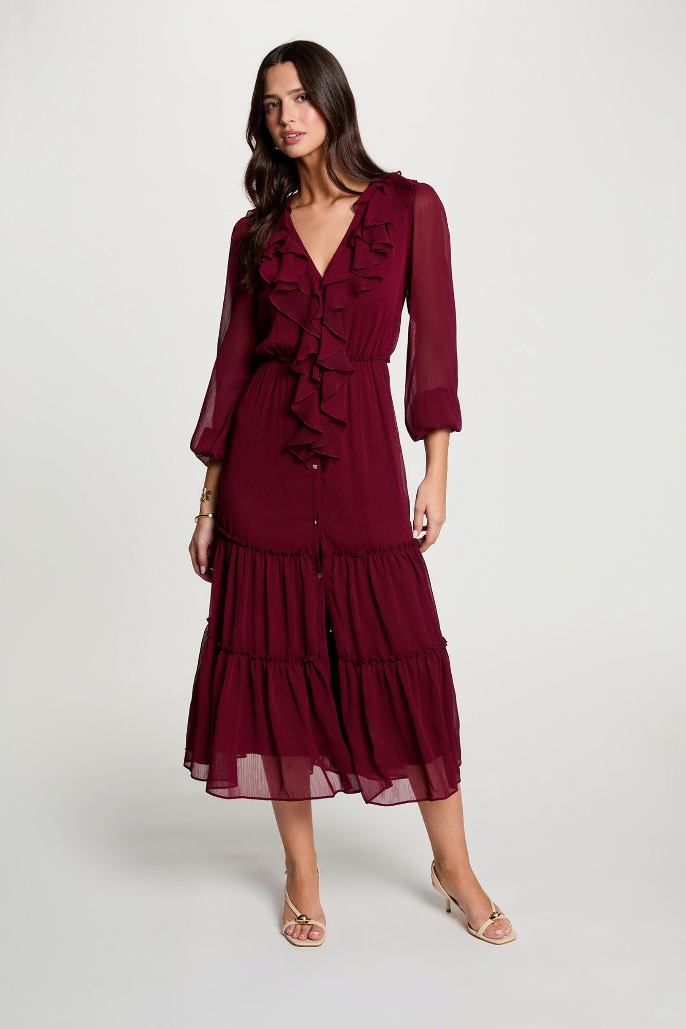 Morgan Vestido largo fluido