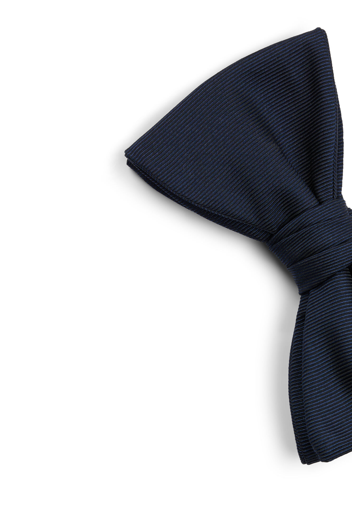 HUGO Silk bow tie Blue
