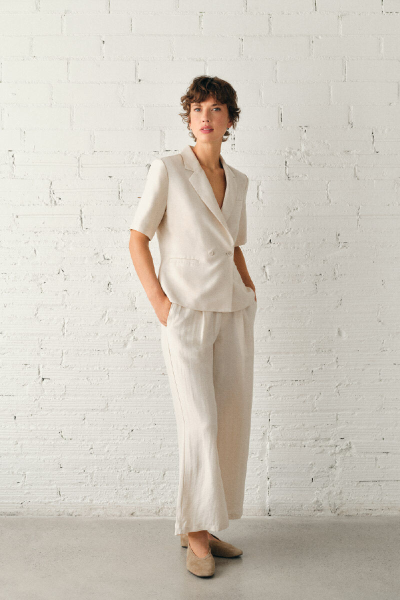 Cortefiel Women's short sleeve blazer