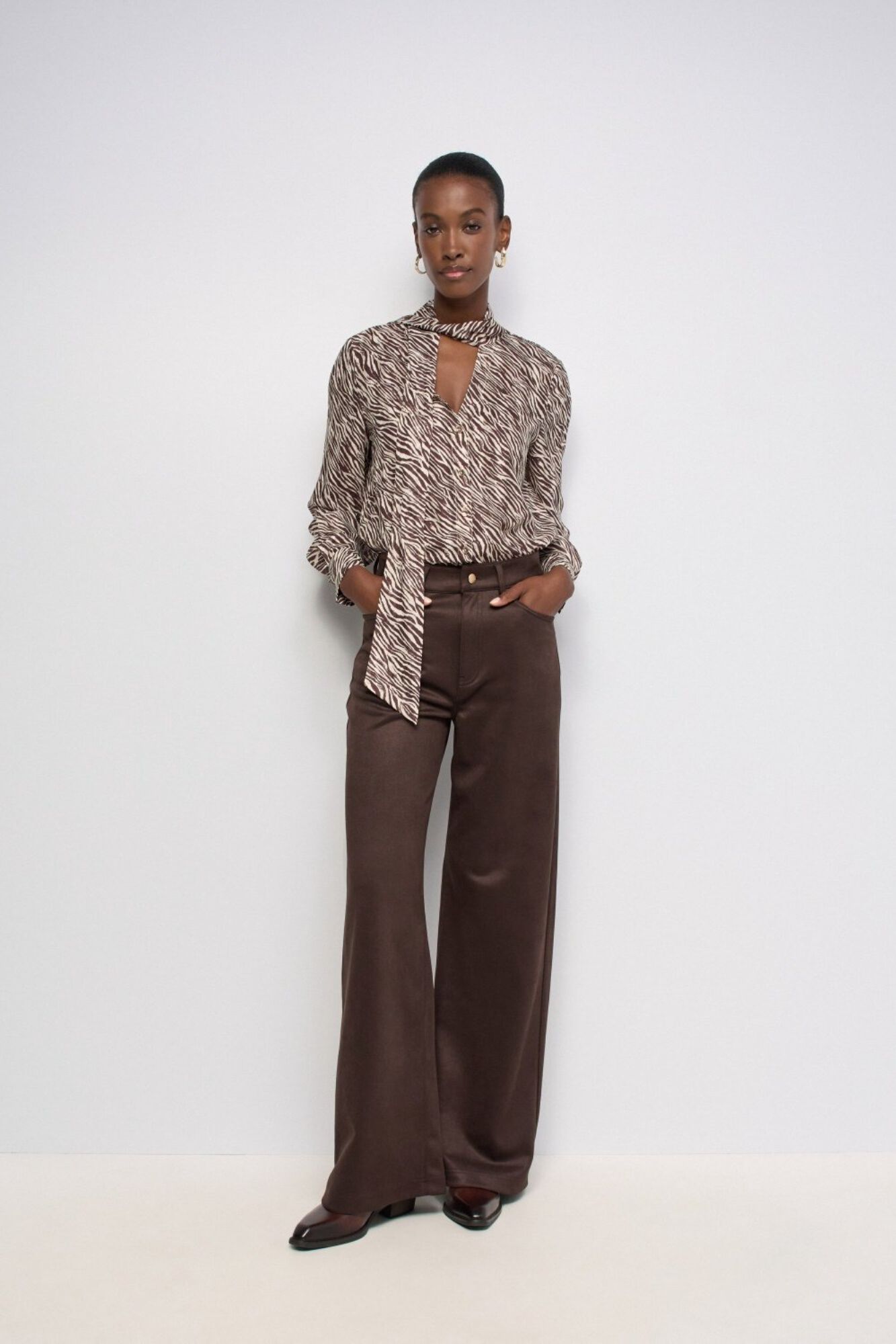 Salsa Jeans Tie-neck blouse