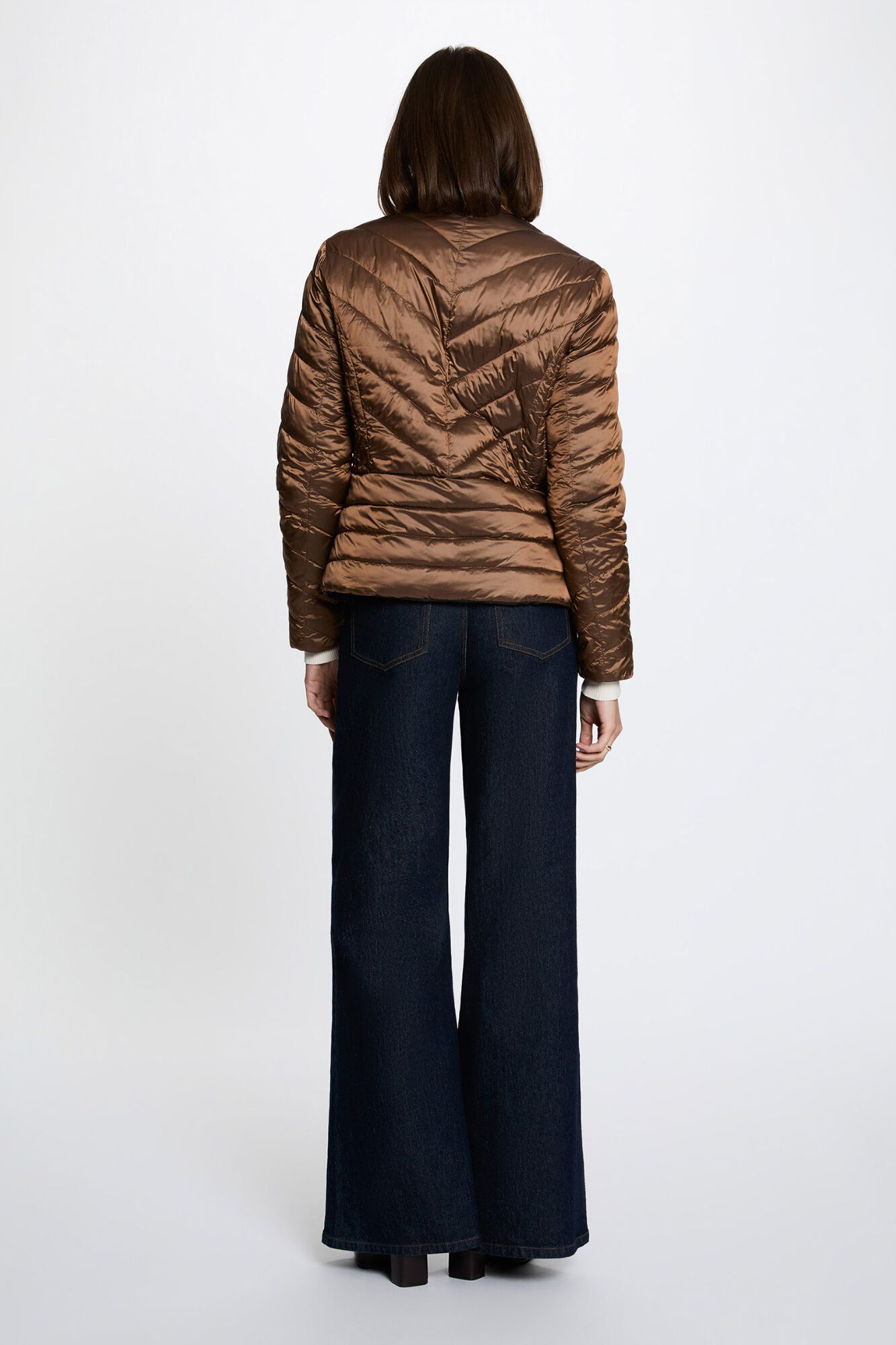 Morgan Plum&iacute;fero reversible satinado