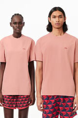 Lacoste T-shirt unissexo em algod&atilde;o tingida naturalmente Subiu