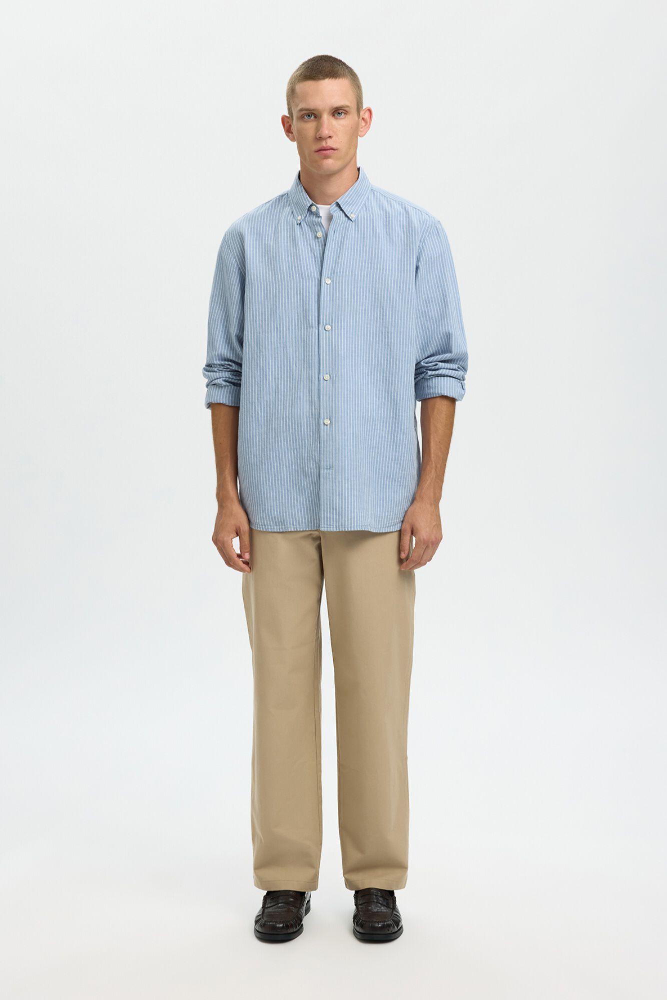 Selected Camisa em mistura de linho