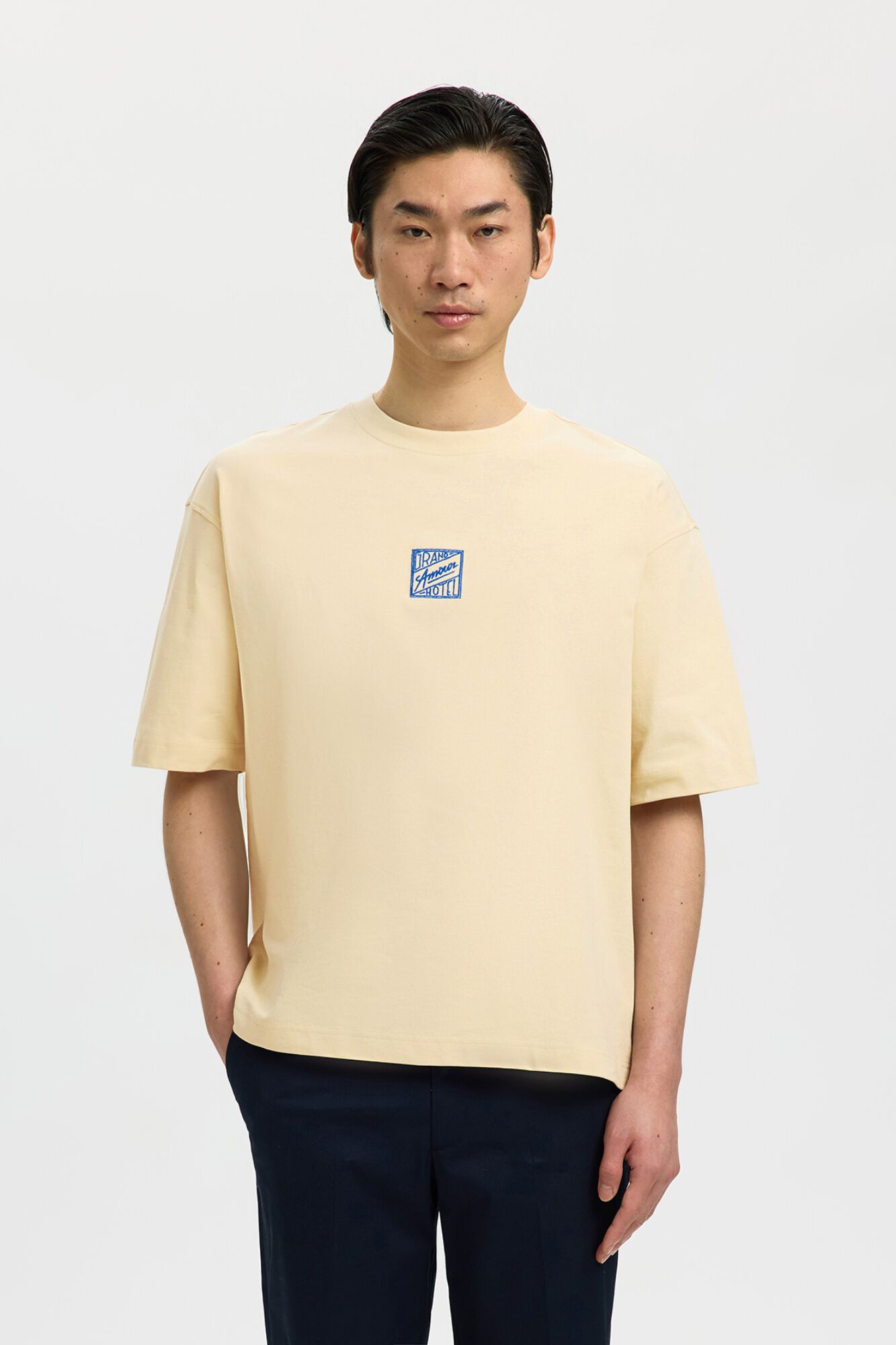Selected T-shirt de manga curta