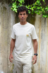 Cloking T-shirt Lavada Berry Best Ecru