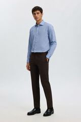 Selected Camisa oxford lisa Azul