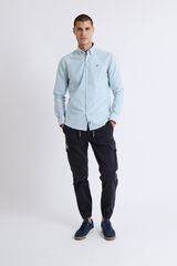 Williot Camisa Oxford Slim Azul