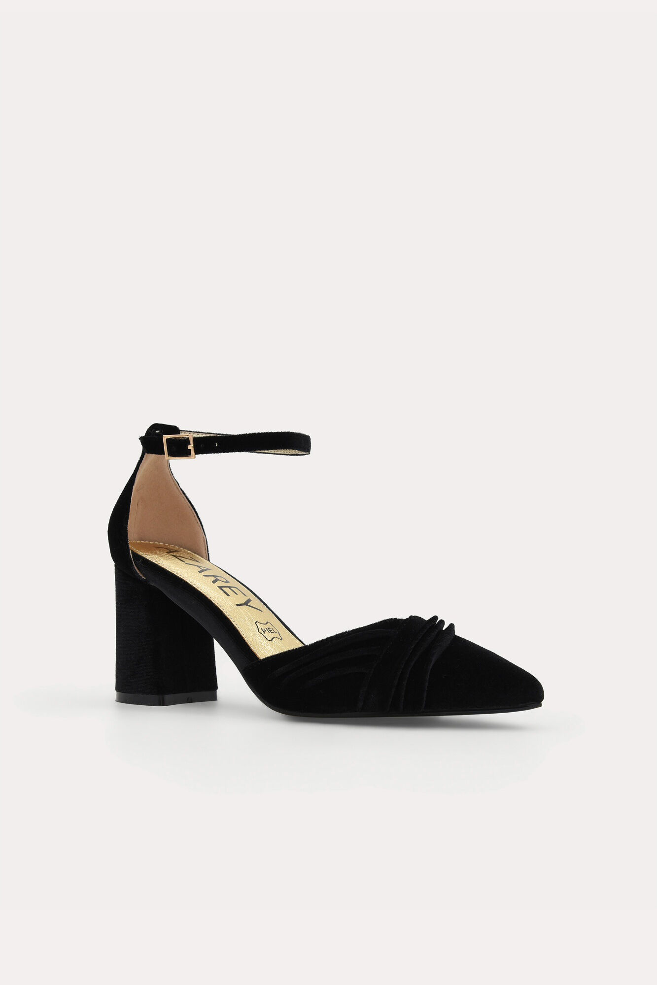 Azarey Zapato terciopelo puntera cerrada