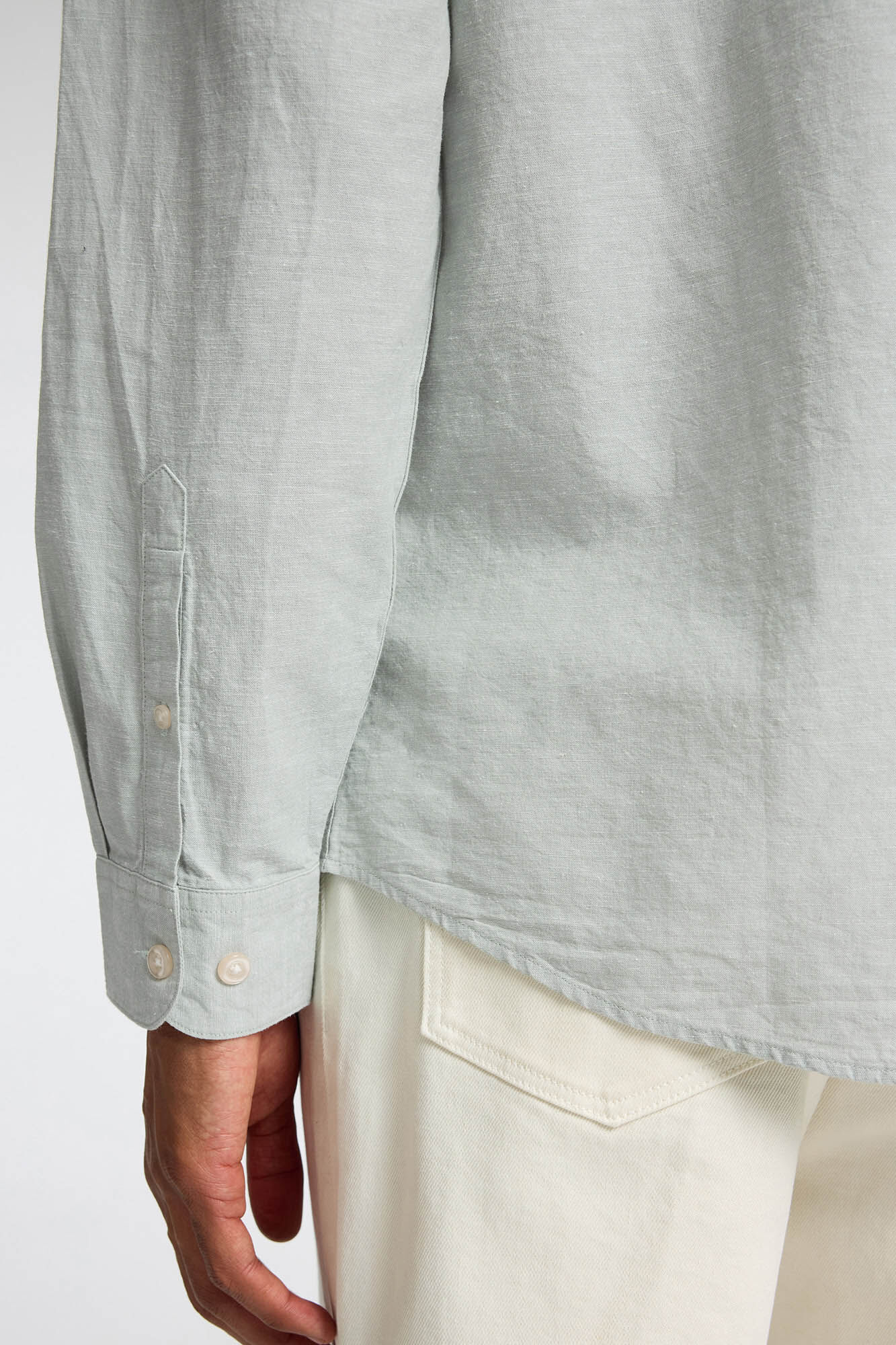 Selected Camisa de linho slim fit