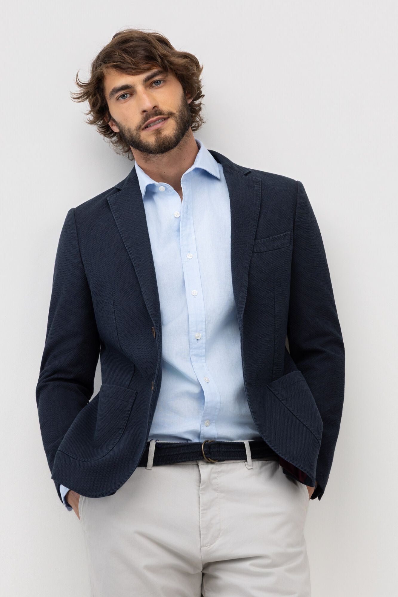 El Ganso Blazer Estruturado Azul