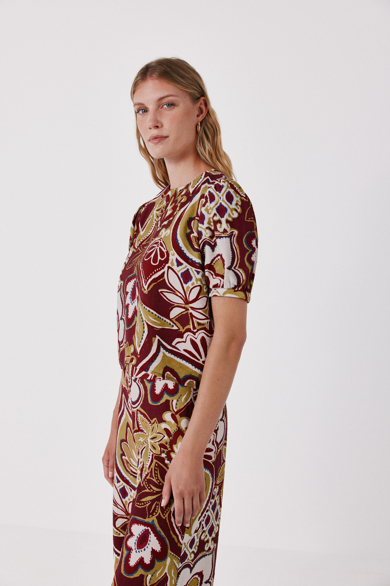 Cortefiel Printed blouse Multicolour