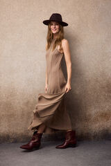 Slowlove Vestido melange Beige