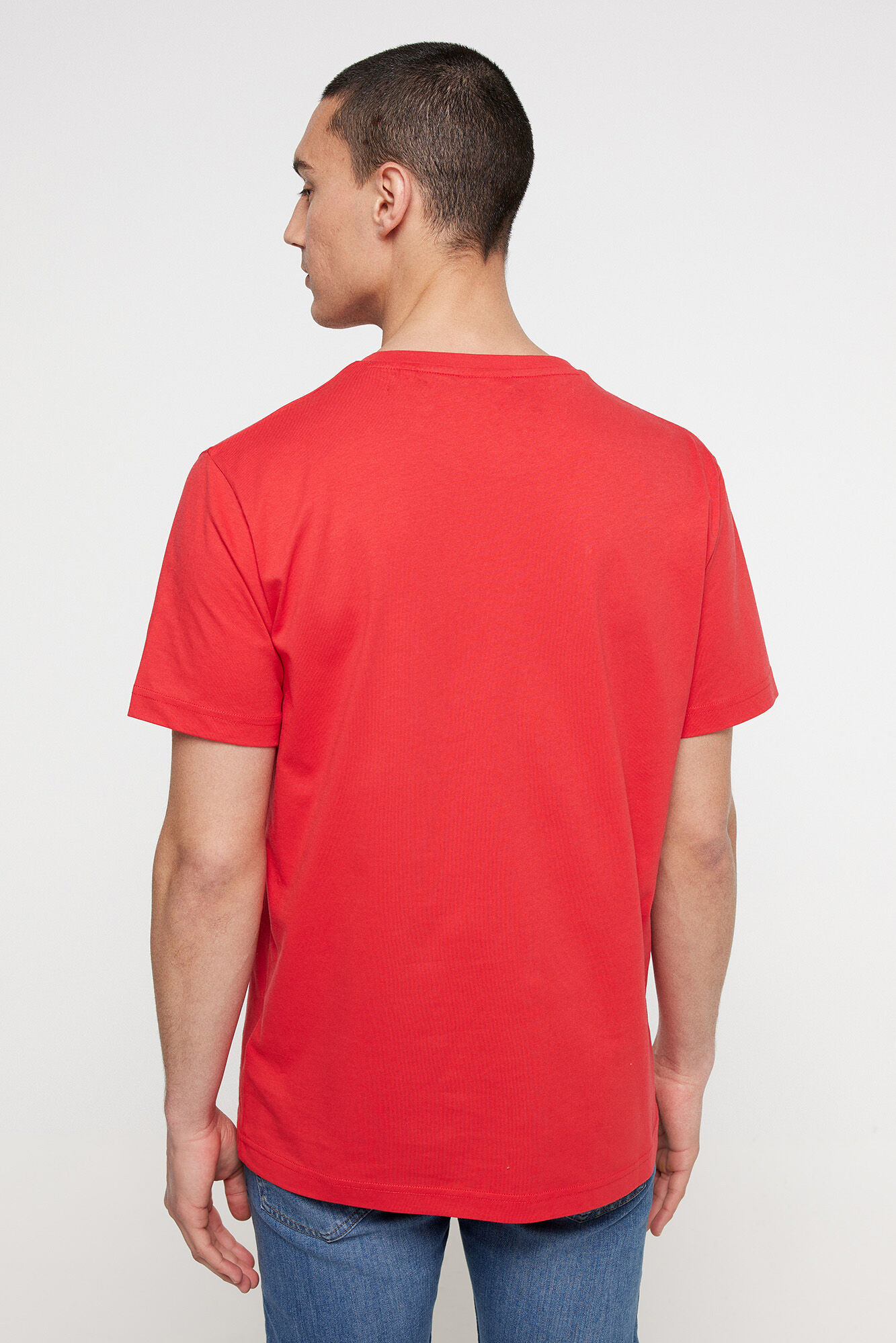 Gant Short-sleeved T-shirt Red