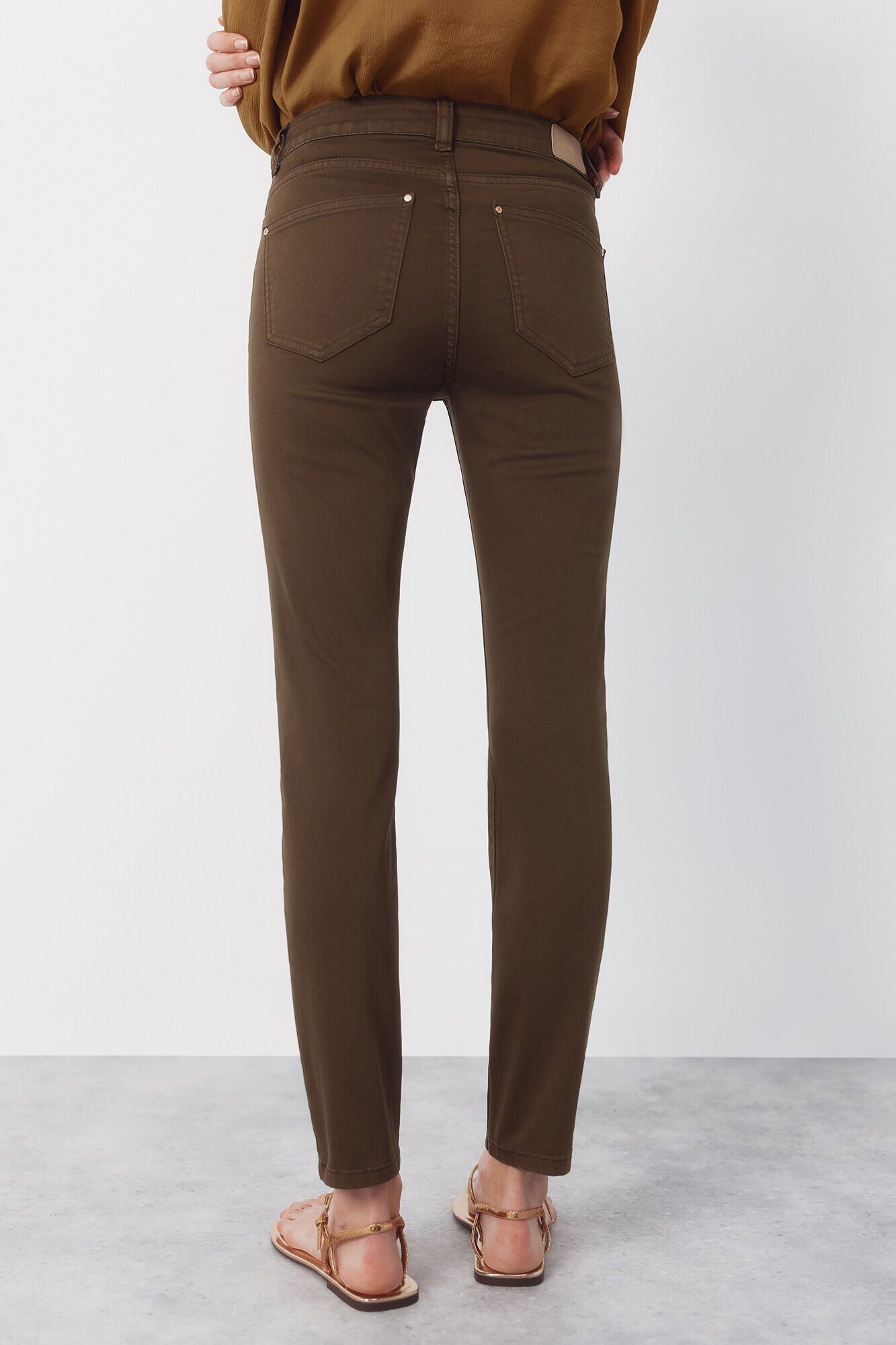 Cortefiel Jeans Sensational Skinny colour Kaki