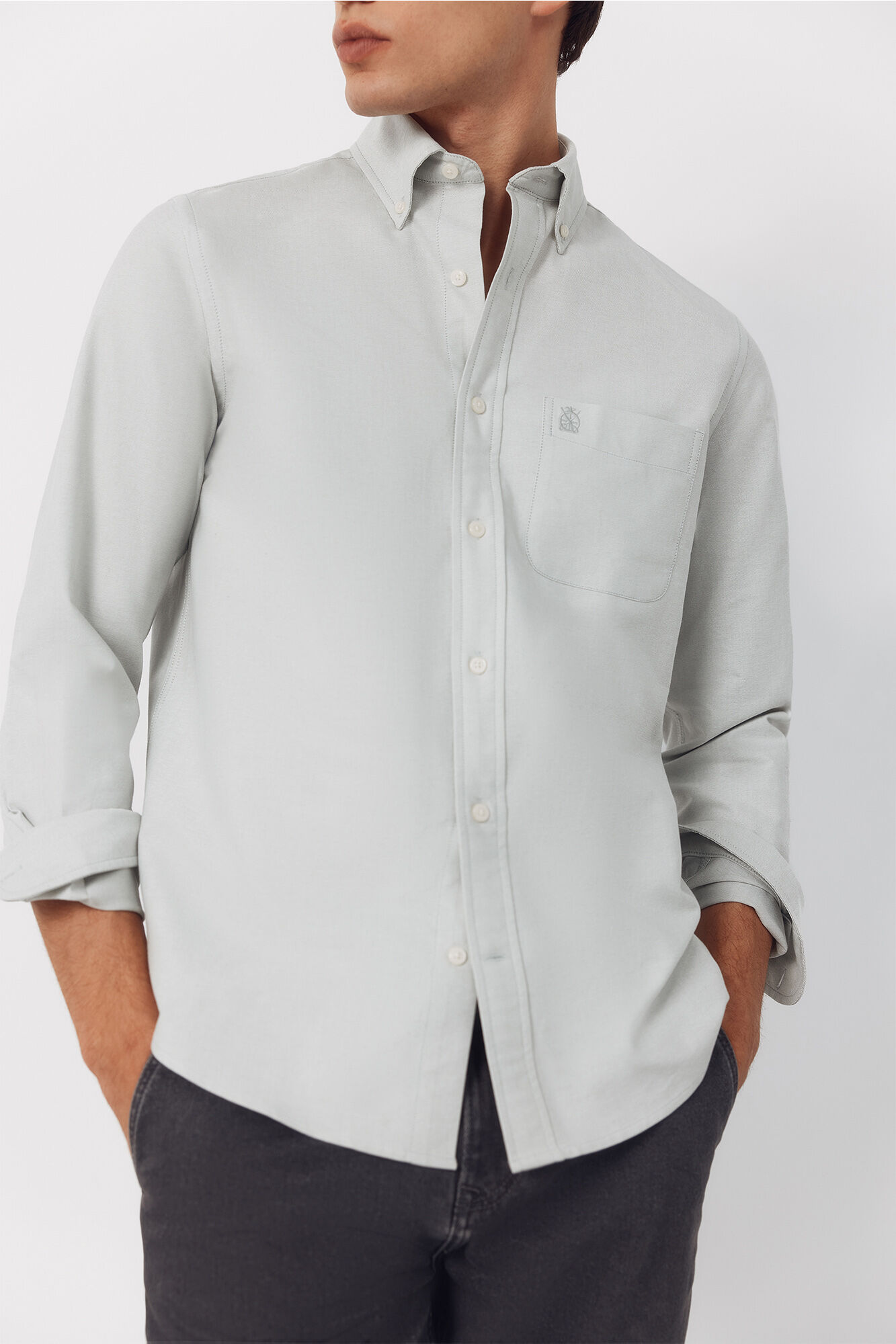 Cortefiel Plain Oxford shirt