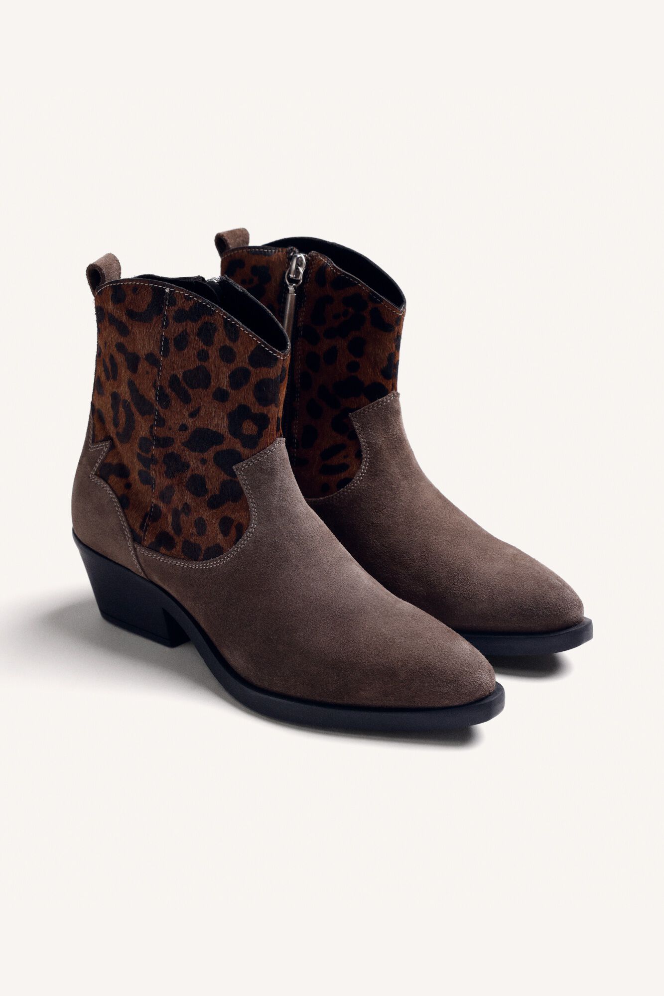 Gioseppo Botines estampado animal piel