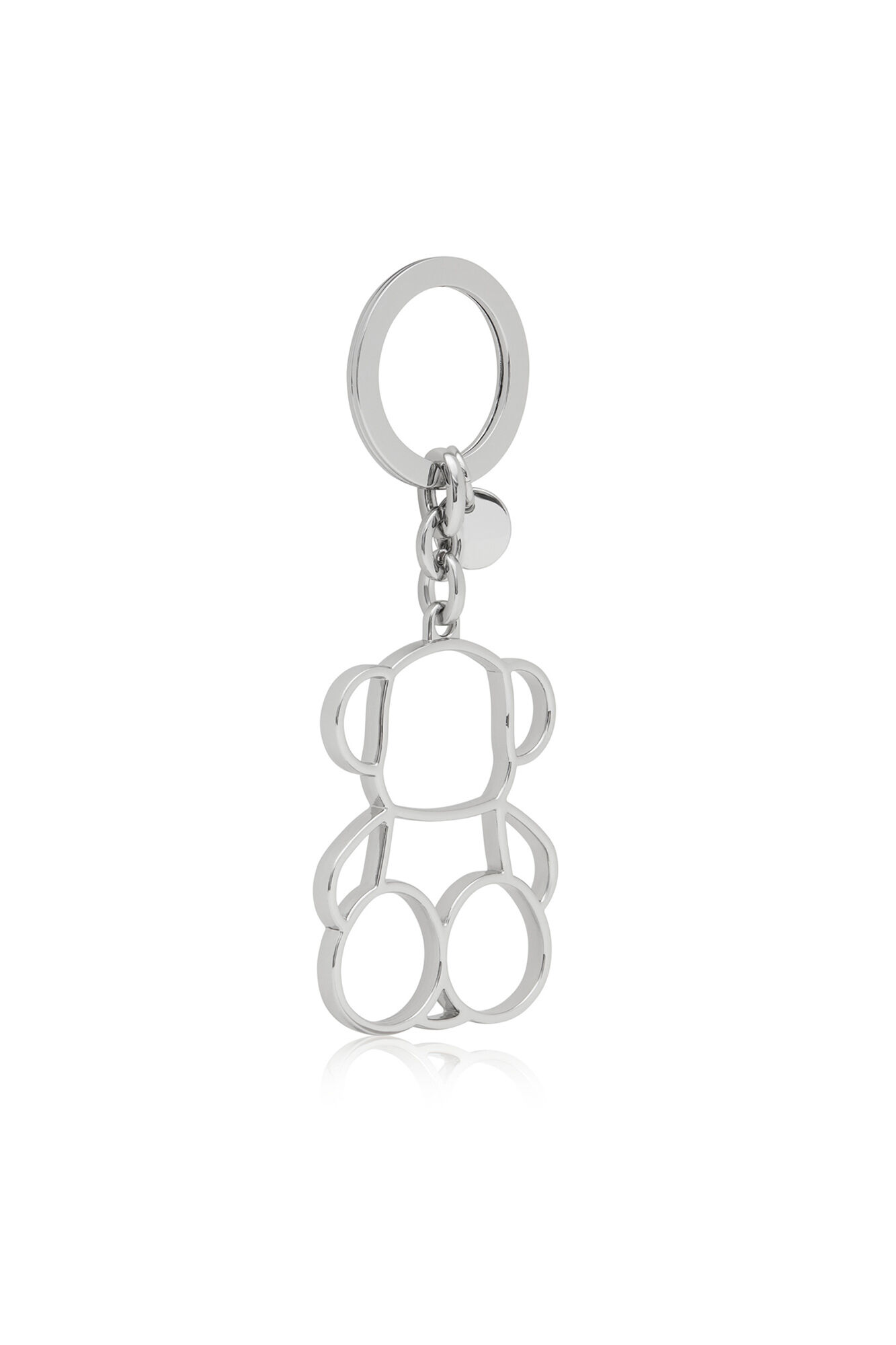 Tous Silhouette Bold Bear Keychain Grey