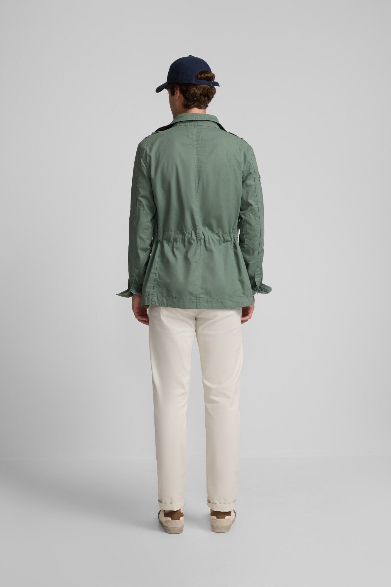 Silbon Parka tingida para vestimenta militar Verde