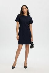 Selected Vestido curto Azul