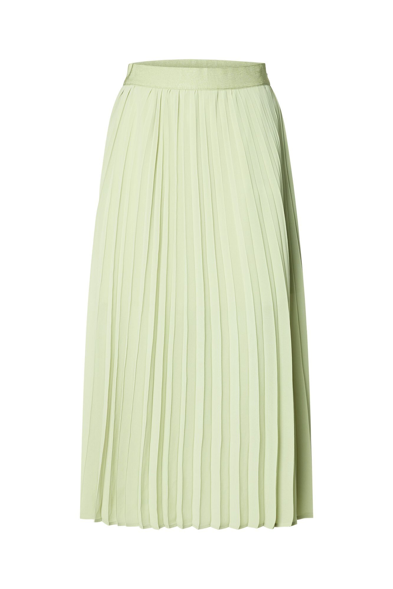 Selected Saia comprida plissada Verde