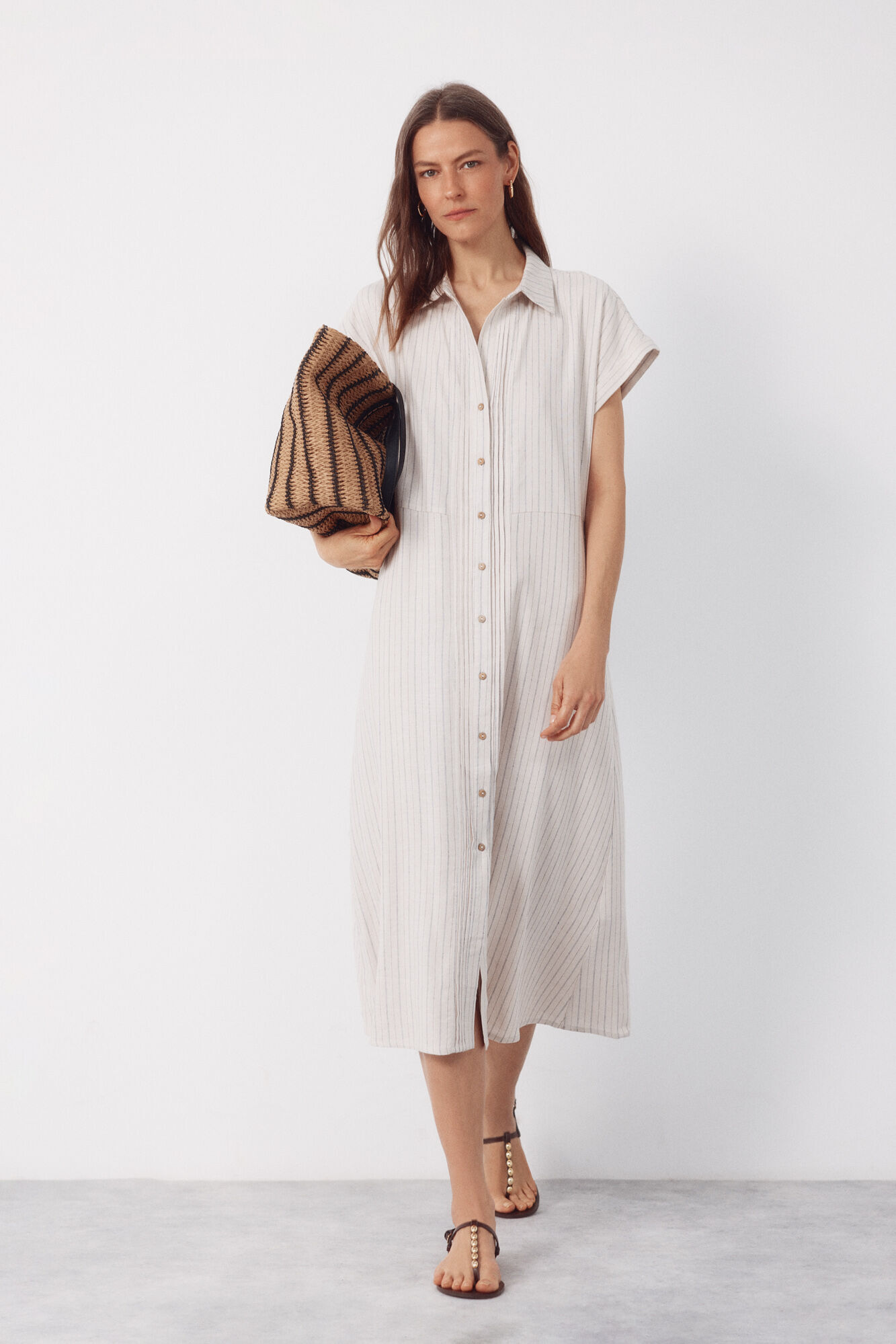 Cortefiel Linen dress